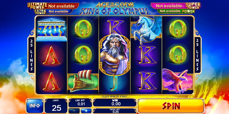 Age of Gods: King of Olympus slot online spelen