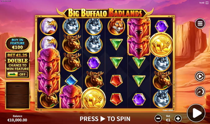 Big Buffalo Badlands slot online spelen