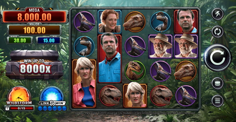 Jurassic Park: Gold slot online spelen